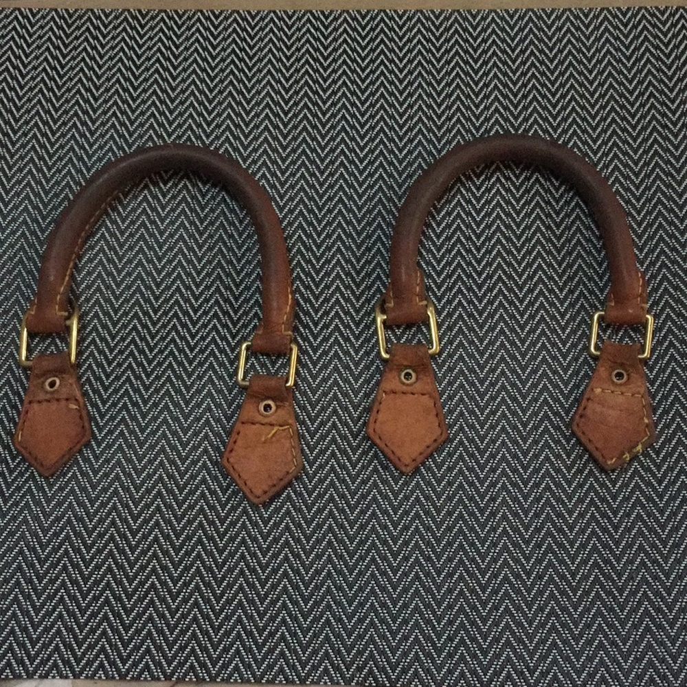 Louis Vuitton Vachetta Handles from an Alma Bag